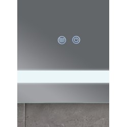 Kúpeľňové zrkadlo MIXXUS MR12-80×70-REVERSE Teplé