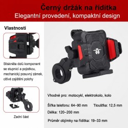 Univerzálny držiak na telefón na bicykel/motocykel CARCLEVER r18