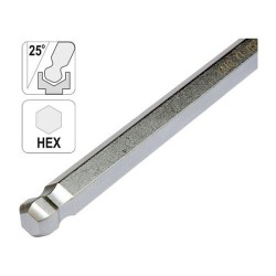 Skrutkovač T imbus guľový 4mm YATO YT-05588
