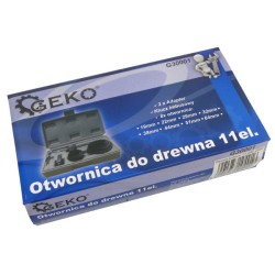 Sada vykružovákov do dreva 19-64mm GEKO G30001 11ks