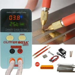Bodová zváračka batérií GLITTER 801A+ s voltmetrom