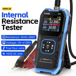 Tester batérií FNIRSI HRM-10.
