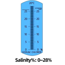 Optický refraktometer ATC na meranie salinity