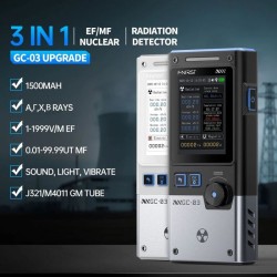 Geigerov čítač pre kontrolu rádioaktivity FNIRSI GC-03.
