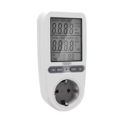 Digitálny merač spotreby elektrické energie GETI PM05 so SCHUKO zásuvkou