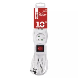 Predlžovací prívod 3 zásuvky 10m EMOS P1310R