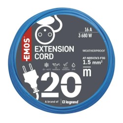 Predlžovací kábel 20m EMOS P01420W Weatherproof
