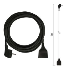 Predlžovací kábel s 1 zásuvkou EMOS PC0115R, 5 m