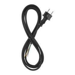 Flexo šnúra guma/neoprén 3x1,0mm2 3m čierna EMOS S03130N
