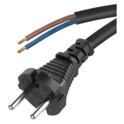 Flexo šnúra gumená 2x1,5mm2 5m čierna EMOS S03350