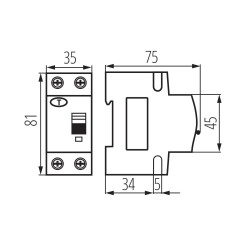 Istič KANLUX KRO6-2/B6/30 23220