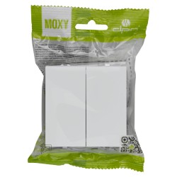 Vypínač DPM MOXY MOX1008W biely