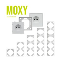 Vypínač DPM MOXY MOX1008W biely