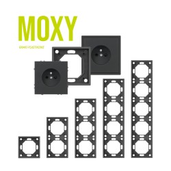 Spínač na rolety DPM MOXY MOX1030B čierny
