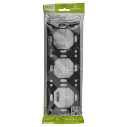 Trojitý rámček DPM MOXY MOX1003B čierny