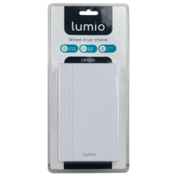 Drôtový zvonček LUMIO DB102W, biely