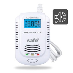 Detektor plynu SAFE 808COM oxid uhoľnatý