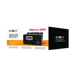 Záložný zdroj KEMOT KEMOT PROsinus-2200 12V 230V 2200VA 1600W Black nástenný