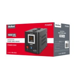 Zdroj záložný REBEL POWER-1000 12V 230V 1000VA 700W Black