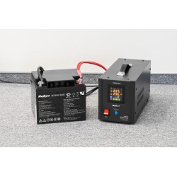 Zdroj záložný REBEL POWER-1000 12V 230V 1000VA 700W Black