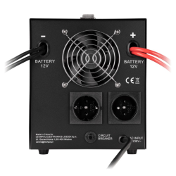 Zdroj záložný KEMOT PROsinus-2000 12V 230V 2000VA 1200W Black URZ3407-LFP4