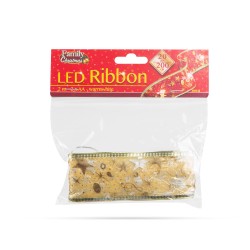 Stuha vianočná LED FAMILY 58933B 2m