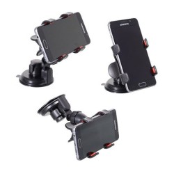 Držiak do auta COMPASS 06255 Double Clips s prísavkou