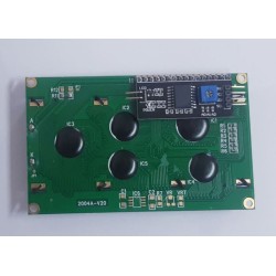 Displej LCD2004 IIC/I2C, 20x4 znaky, modré podsvietenie