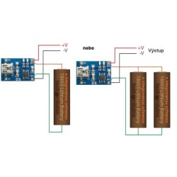 Nabíjačka Li-Ion článku 1A, modul s IO TP4056
