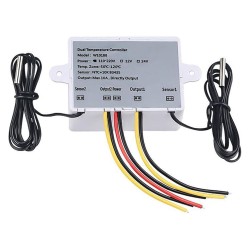 Digitálny termostat duálny XK-W1088, -50 až +110 ° C, napájanie 12V