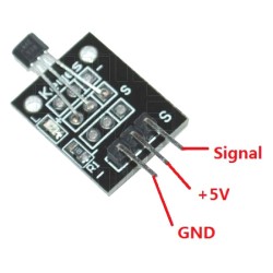 Hallov snímač - modul KY-003