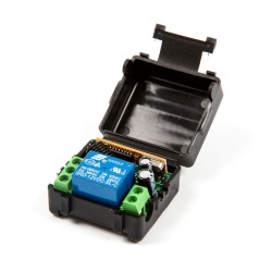 Diaľkové ovládanie, vysielač + prijímač RF 433MHz, 12V 1-kanál