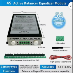 Vyvažovač batérií SUNKKO BAL-504A 4S 5A pre Li-Ion a LiFePO4