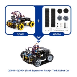 Stavebnica ACEBOTT Rozširujúca sada (tank) pre robotické autíčko Arduino