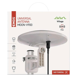 Anténa univerzálna EMOS VILLAGE MOON-V900, DVB-T2, FM, DAB, filter LTE/4G/5G