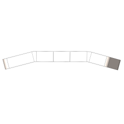 Obdĺžniková matica 12x56,7x5 šikmá