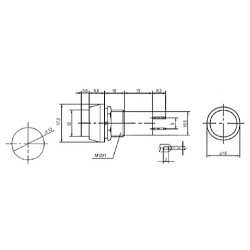 Prepínač tlačidlo okrúhle ON-OFF 250V/1A čierne