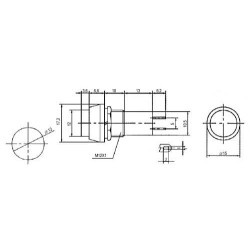 Prepínač tlačidlo okrúhle ON-OFF 250V/1A zelené