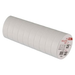 Páska izolačná PVC 15mm/10m biela EMOS 1ks