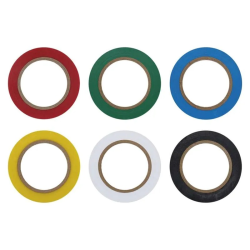 Páska izolačná PVC 15mm/8m mix farieb EMOS 6ks