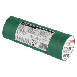 Páska izolačná PVC 19mm/20m zelená EMOS 1ks