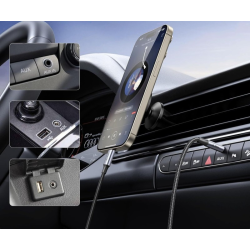Adaptér iPEAX 90010139 USB-C / JACK 3,5 mm (na počúvanie hudby) čierny