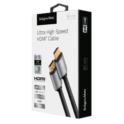 Kábel KRUGER & MATZ KM1264 HDMI 2.1 8K 0,9m