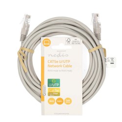 Kábel UTP RJ45/RJ45 Cat5e 5m NEDIS CCGL85101GY50