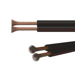 Dvojlinka ECO 2x0,50mm2 čierno/červená EMOS S8253 100m