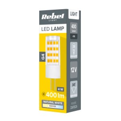 Žiarovka LED G4 4W biela prírodná REBEL ZAR0526