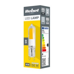 Žiarovka LED G9 4W biela prírodná REBEL ZAR0539