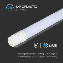 LED žiarivka lineárna T8 18W 1850lm 4000K 120cm V-TAC VT-121 Samsung Chip