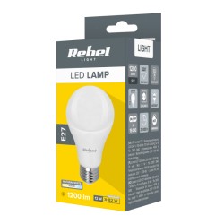Žiarovka LED E27 12W A60 biela prírodná REBEL ZAR0564