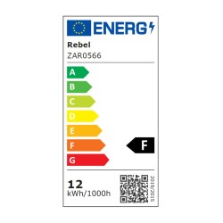 Žiarovka LED E27 12W A60 biela teplá REBEL ZAR0566